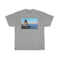 Light House in Rhode Island - Unisex Heavy Cotton Tee