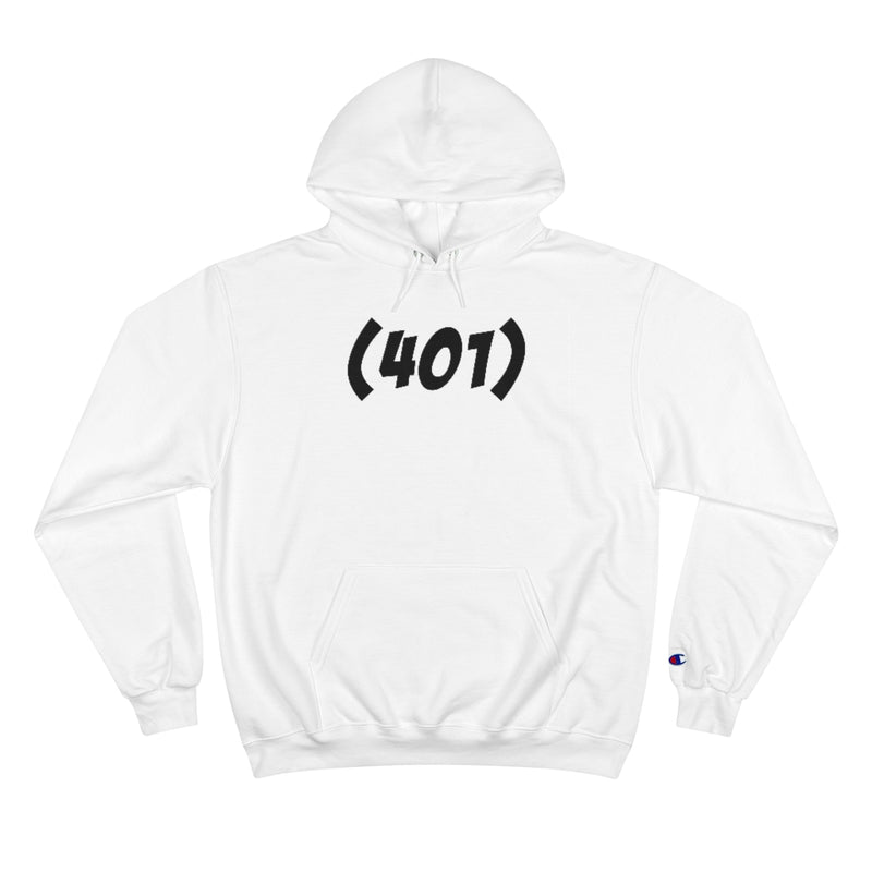 401, RI - Champion Hoodie - Bold Font