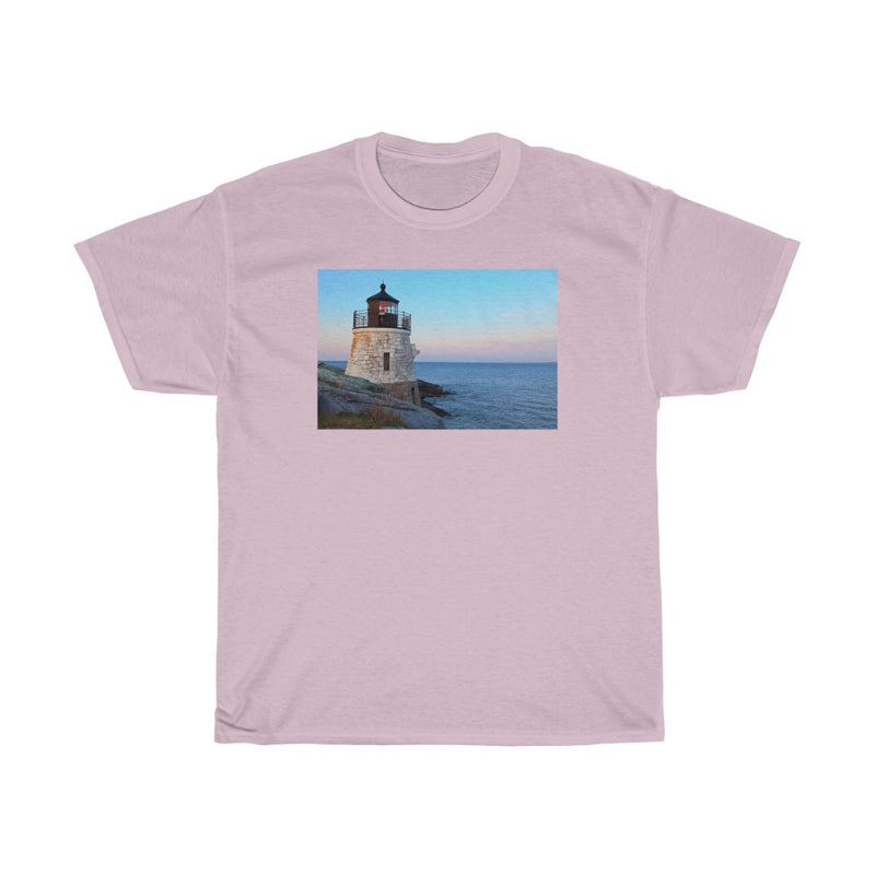 Light House in Rhode Island - Unisex Heavy Cotton Tee