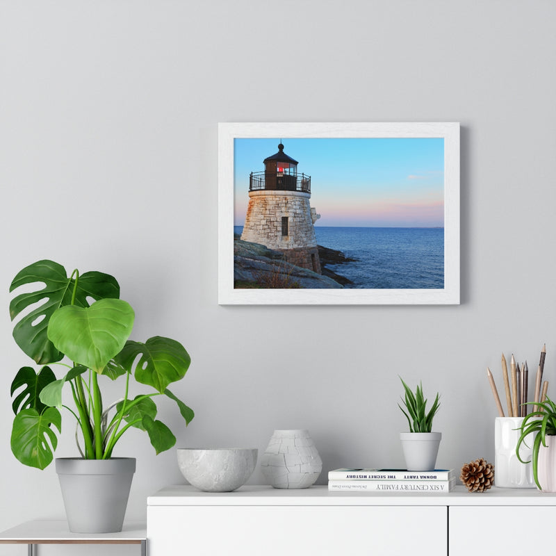 Castle Hill Lighthouse - Premium Framed Horizontal Poster