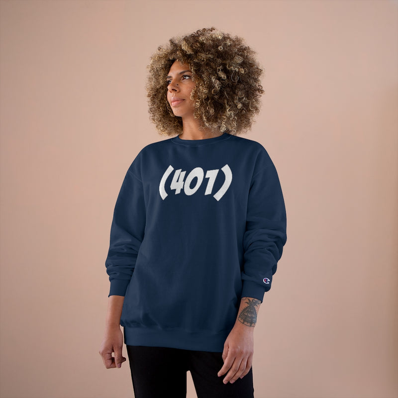 401, RI - Champion Sweatshirt - Bold Font