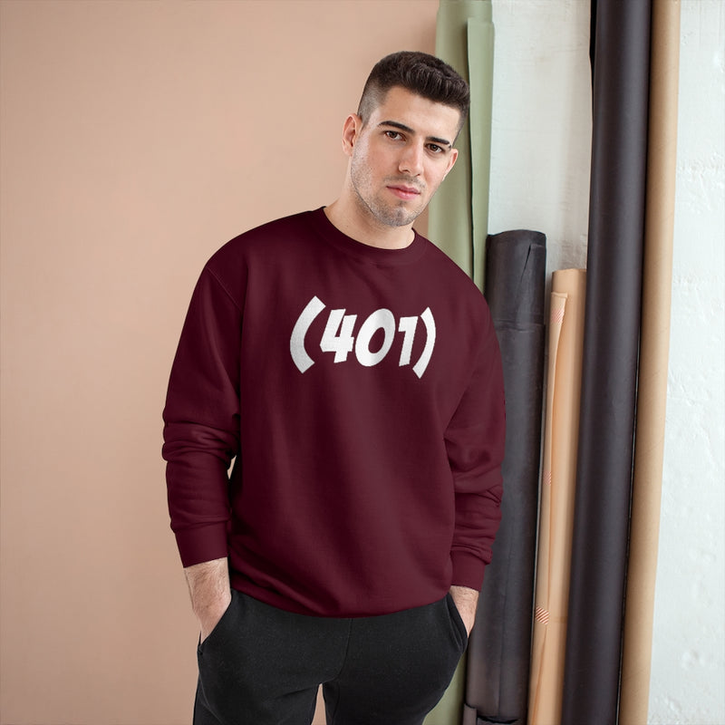 401, RI - Champion Sweatshirt - Bold Font