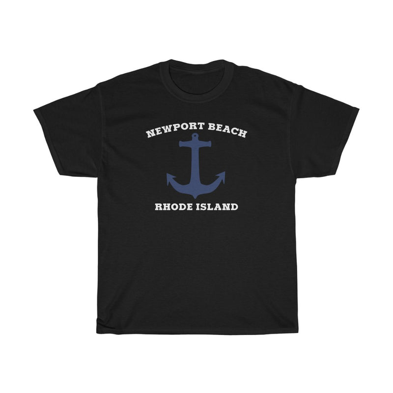 Newport Beach Rhode Island - Unisex Heavy Cotton Tee