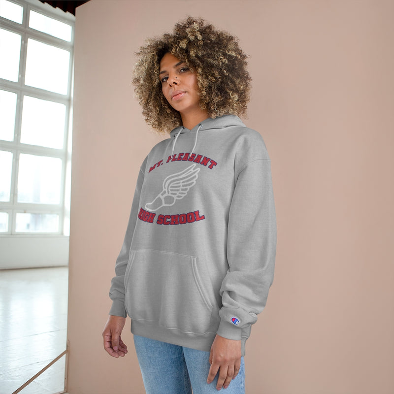 Champion Women's Heathered Gray Detroit Red Wings Reverse Weave