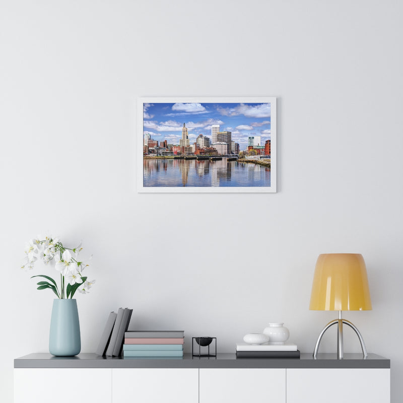 Downtown Providence Architecture - Premium Framed Horizontal Poster