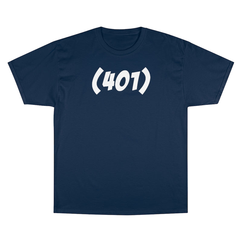 401, RI - Champion T-Shirt - Bold Font