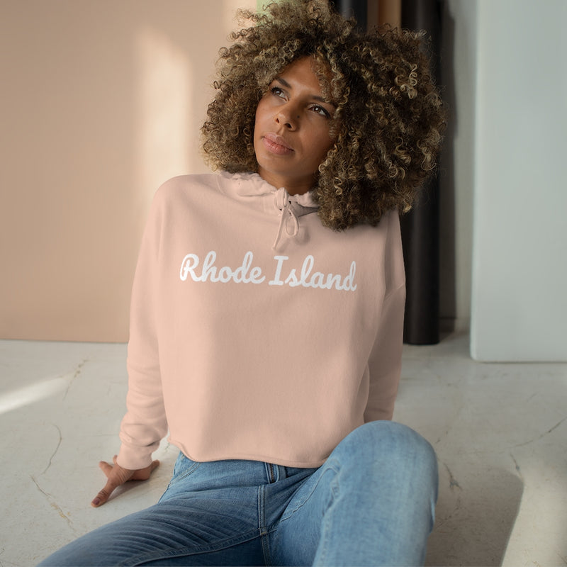 Rhode Island - Crop Hoodie