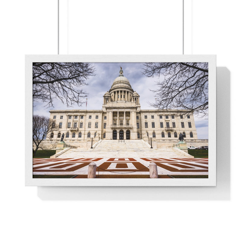 Rhode Island State House - Premium Framed Horizontal Poster