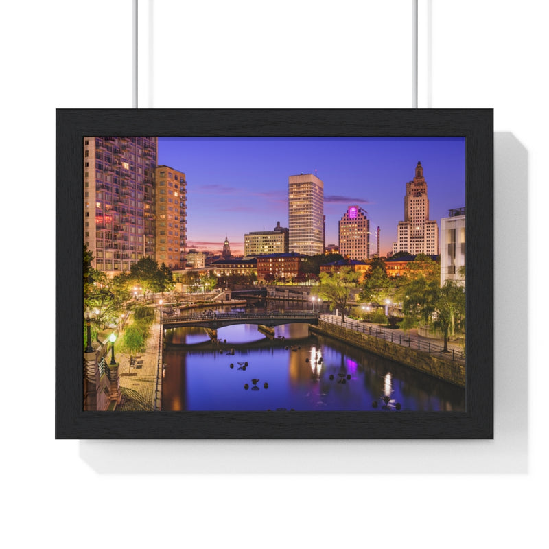 Providence Sunset - Premium Framed Horizontal Poster