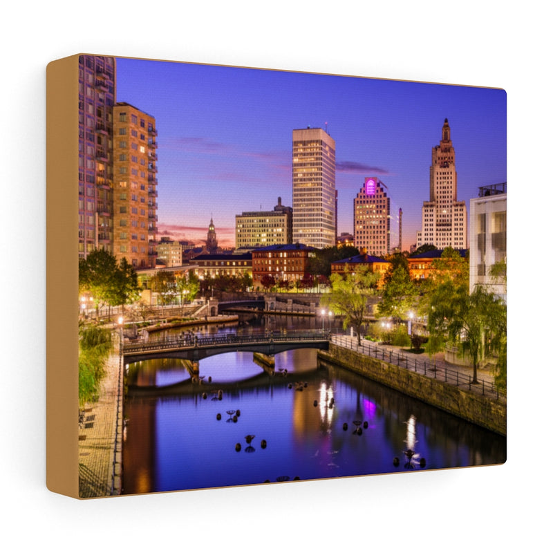 Downtown Providence Sunset - Canvas