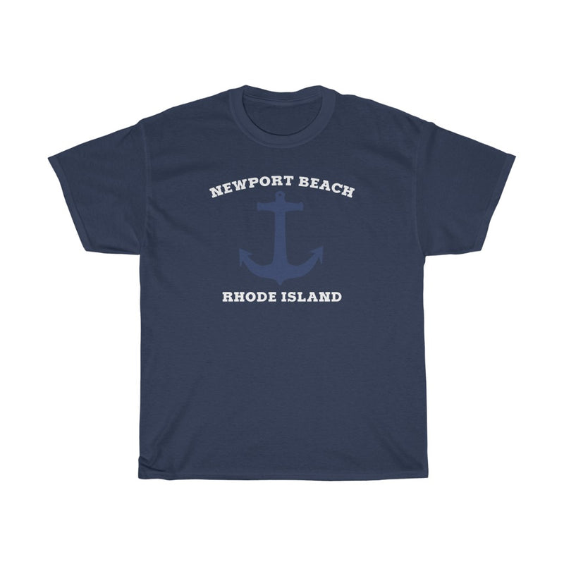 Newport Beach Rhode Island - Unisex Heavy Cotton Tee