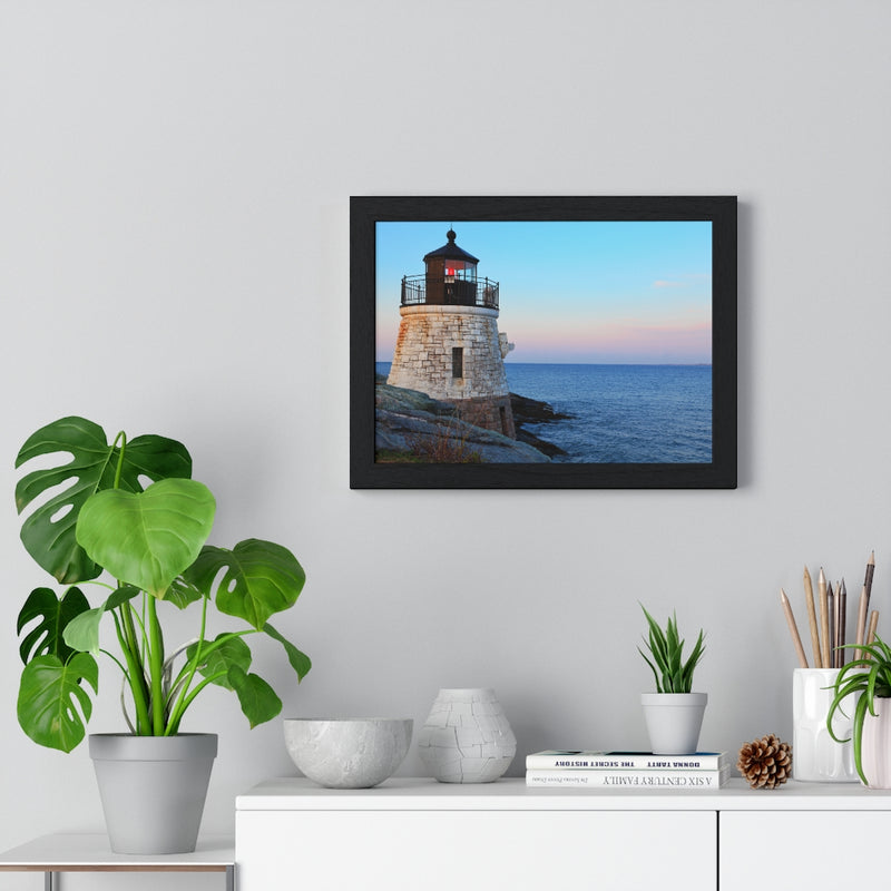 Castle Hill Lighthouse - Premium Framed Horizontal Poster