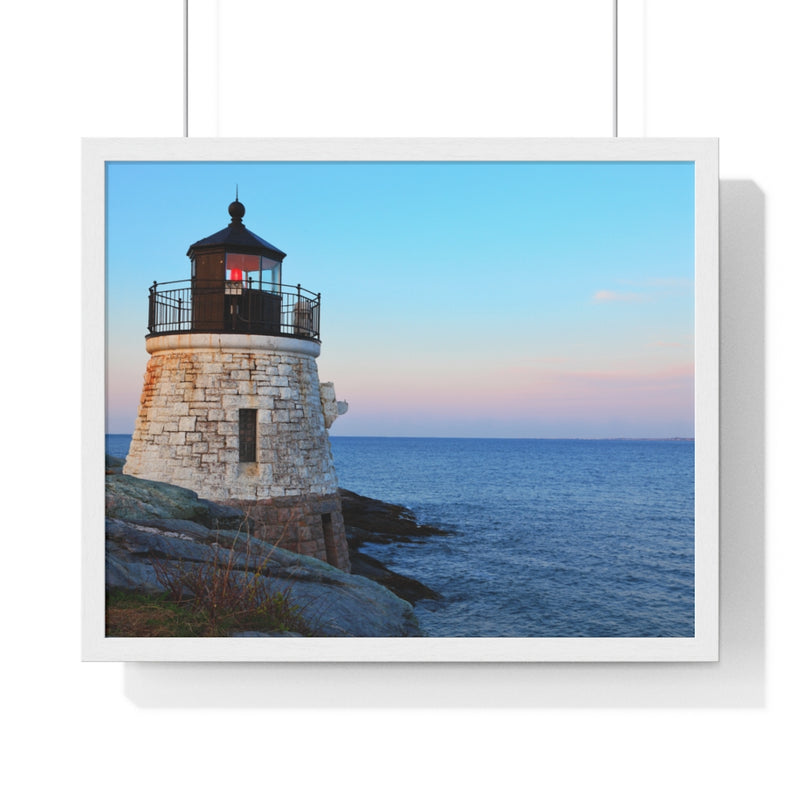 Castle Hill Lighthouse - Premium Framed Horizontal Poster