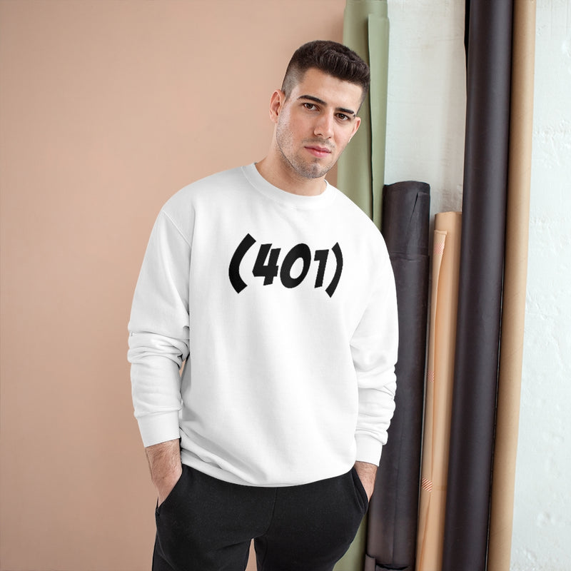 401, RI - Champion Sweatshirt - Bold Font