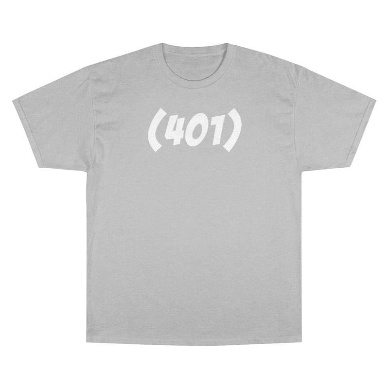 401, RI - Champion T-Shirt - Bold Font