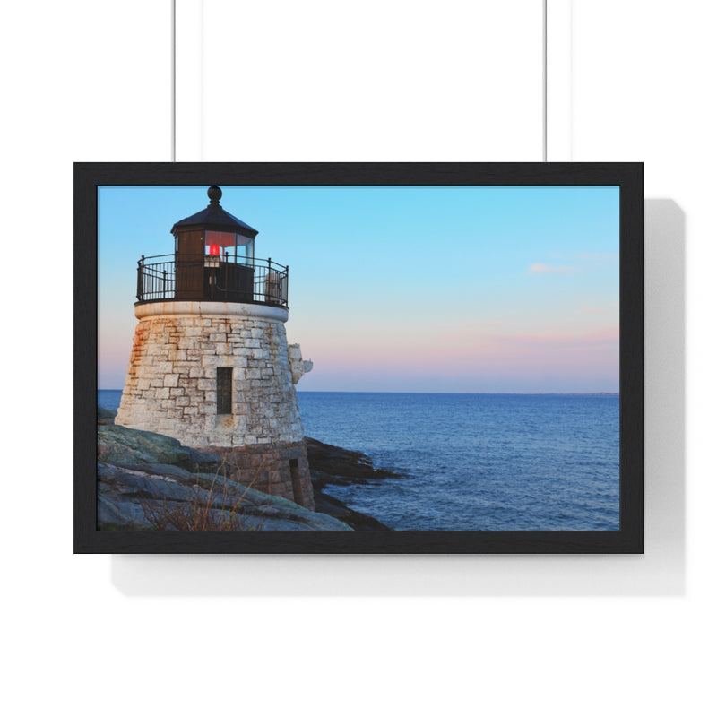 Castle Hill Lighthouse - Premium Framed Horizontal Poster