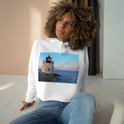 Castle Hill Lighthouse - Crop Hoodie