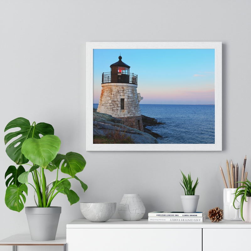 Castle Hill Lighthouse - Premium Framed Horizontal Poster