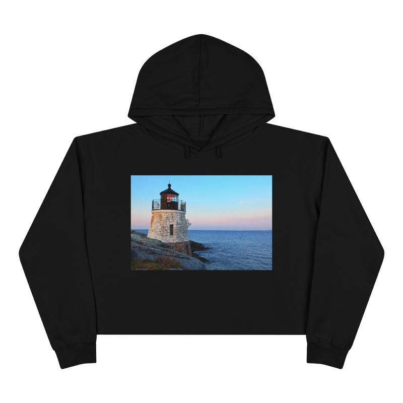 Castle Hill Lighthouse - Crop Hoodie