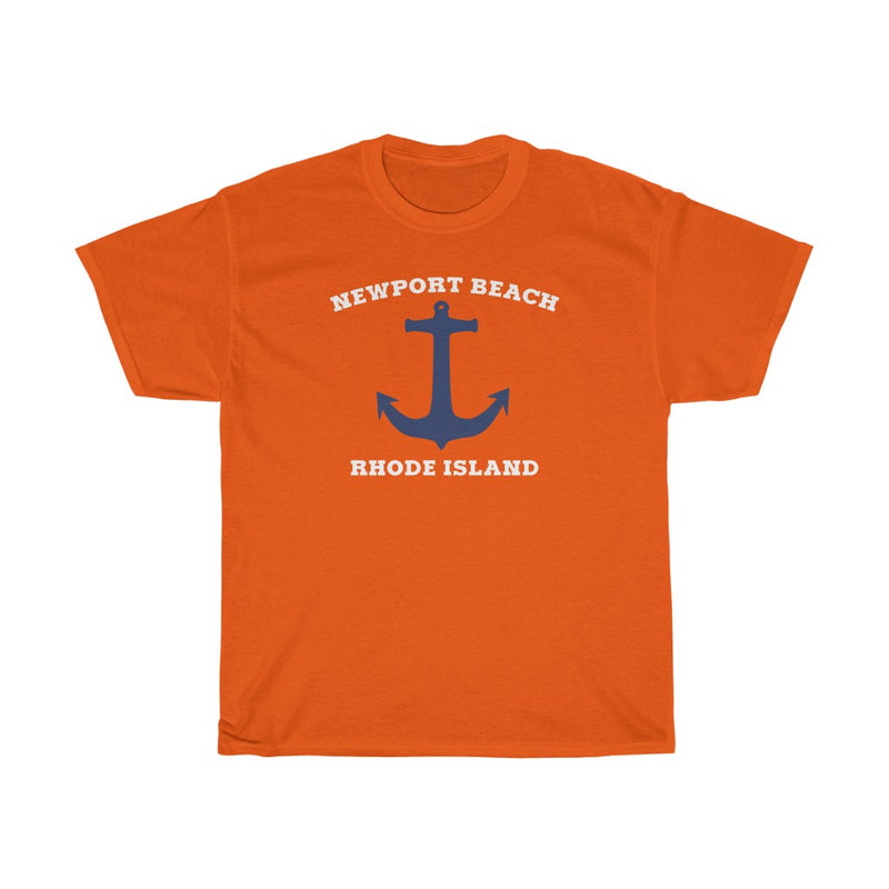 Newport Beach Rhode Island - Unisex Heavy Cotton Tee