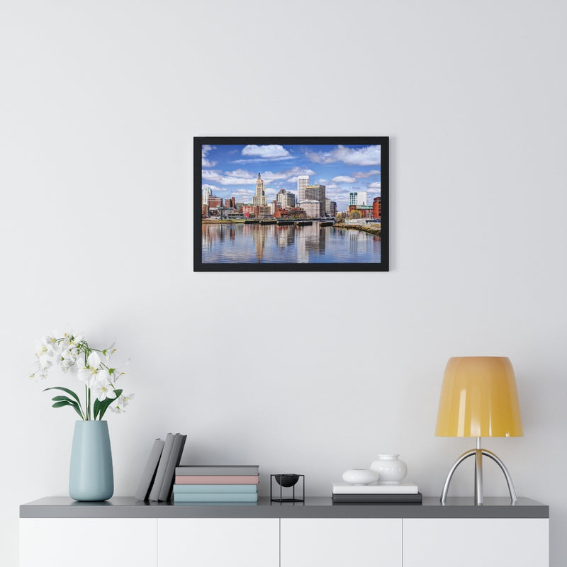 Downtown Providence Architecture - Premium Framed Horizontal Poster