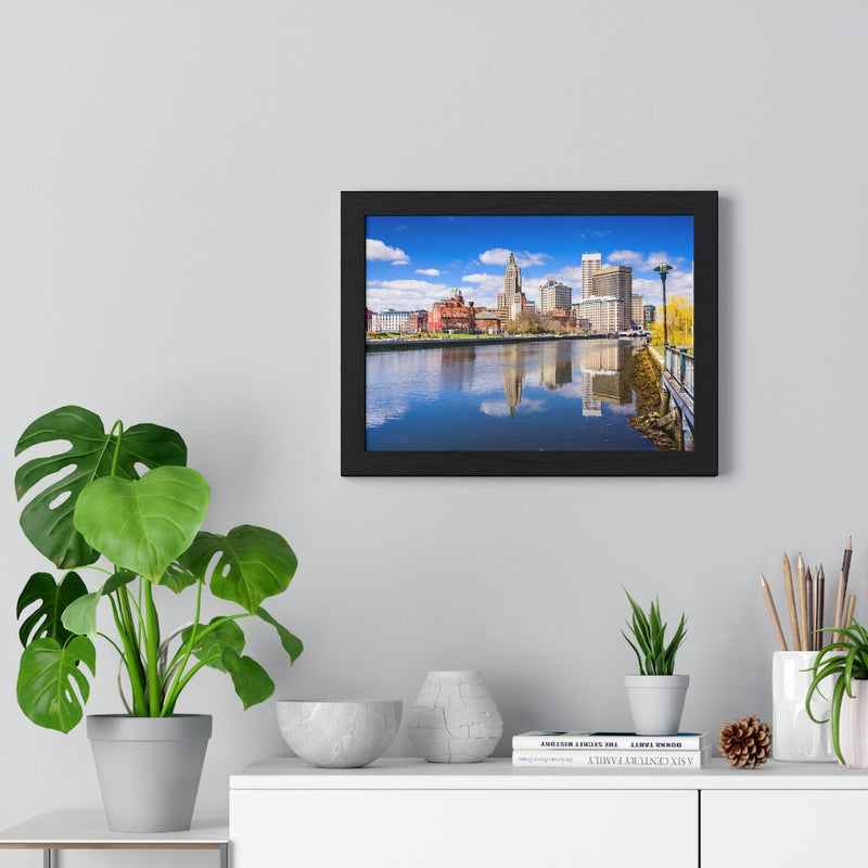 Downtown Providence - Premium Framed Horizontal Poster