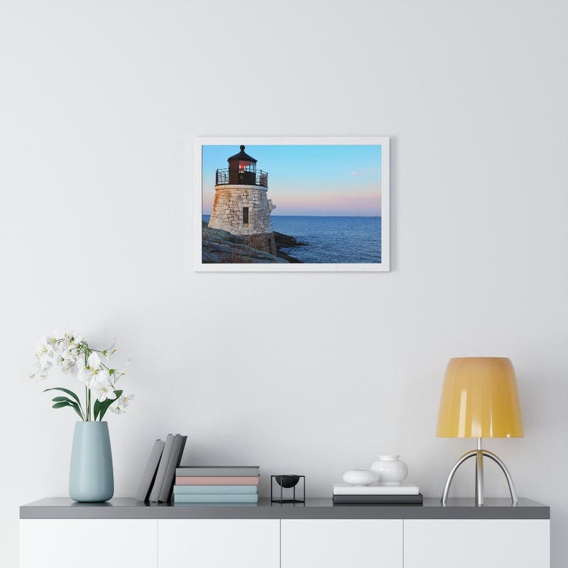 Castle Hill Lighthouse - Premium Framed Horizontal Poster