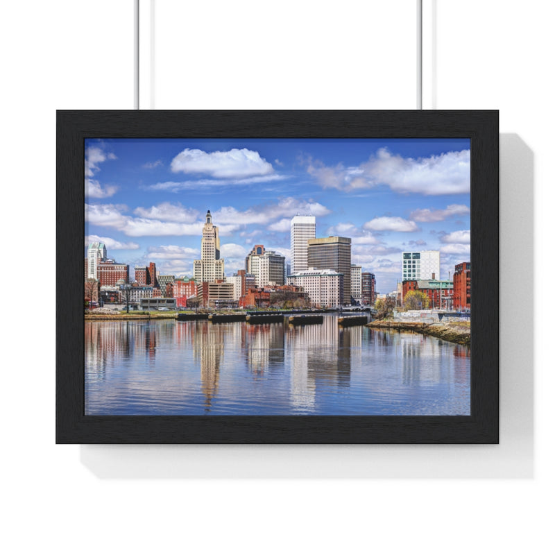 Downtown Providence Architecture - Premium Framed Horizontal Poster