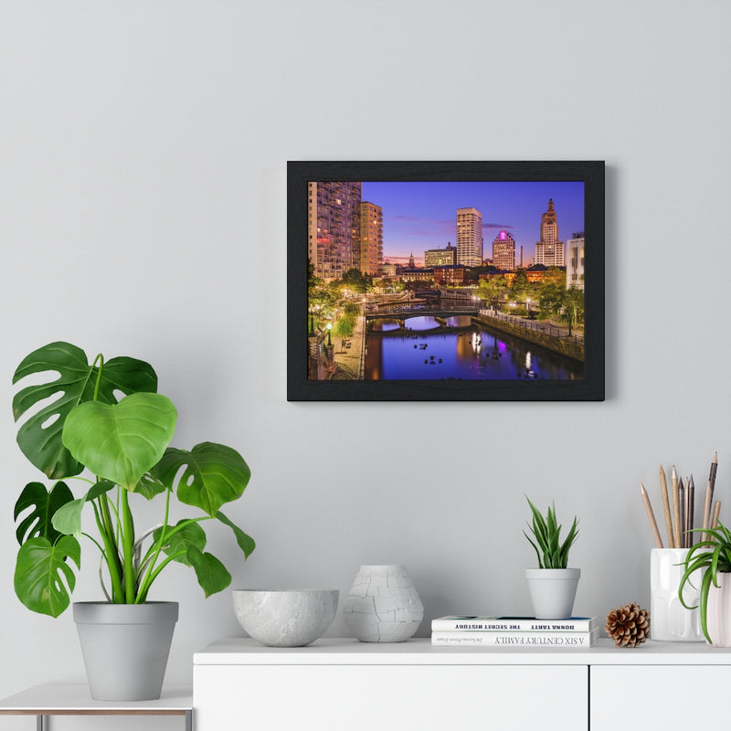 Providence Sunset - Premium Framed Horizontal Poster