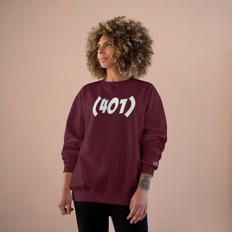 401, RI - Champion Sweatshirt - Bold Font